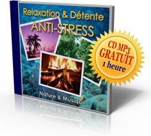 Un CD MP3 de Relaxation-Dtente antistress d'une heure